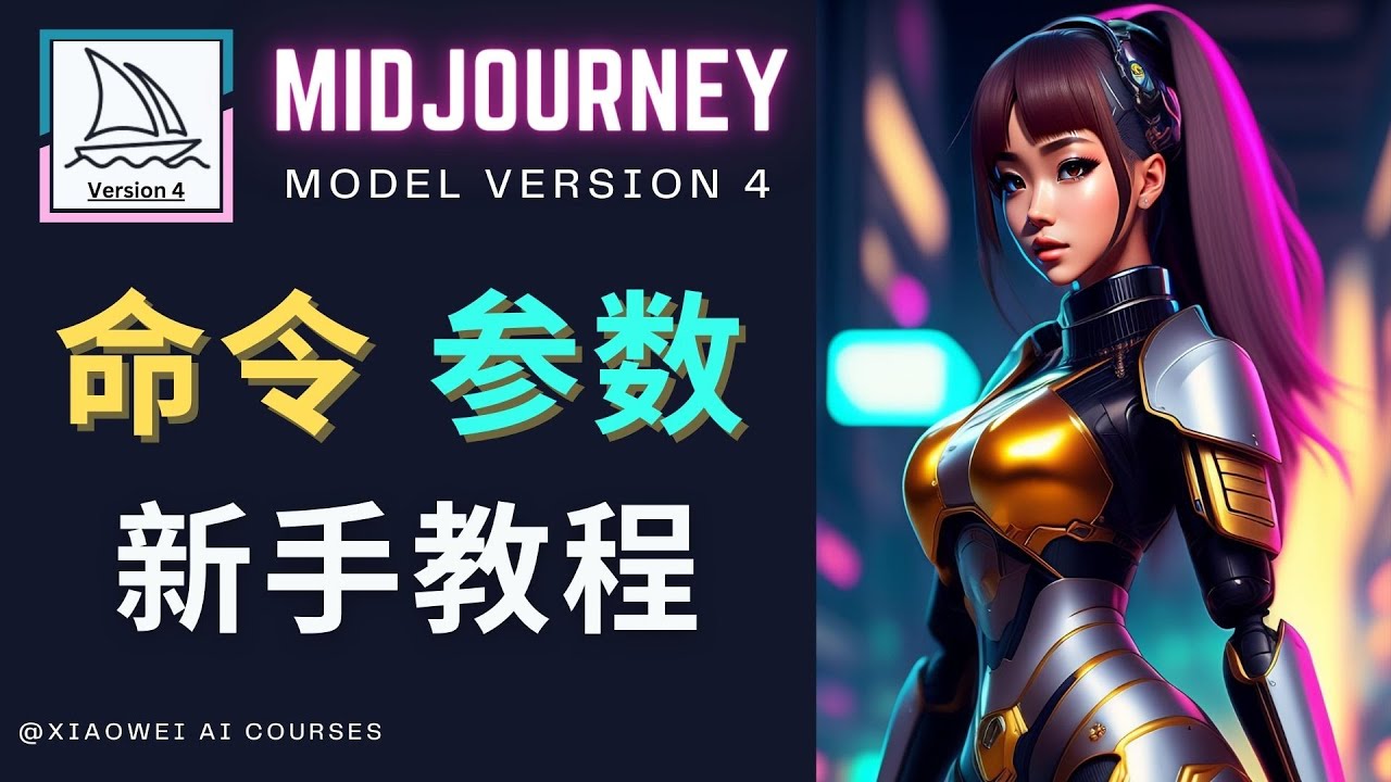 （4873期）Midjourney新手入门教程，轻松创作顶级图像，命令参数-新手教程_中创网