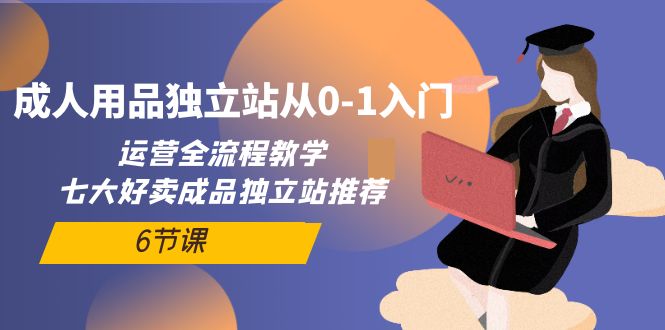 （10168期）成人用品独立站从0-1入门，运营全流程教学，七大好卖成品独立站推荐-6节课_中创网