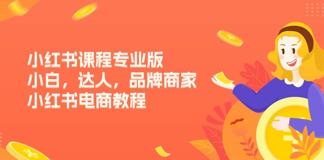 （11128期）小红书课程专业版，小白，达人，品牌商家，小红书电商教程（15节）_中创网