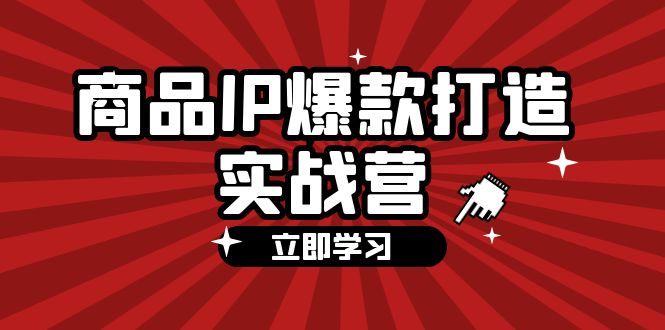 （12139期）商品-IP爆款打造实战营【第四期】，手把手教你打造商品IP，爆款 不断_中创网