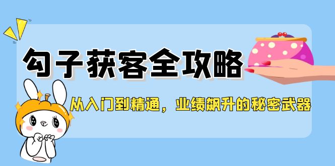 （12247期）从入门到精通，勾子获客全攻略，业绩飙升的秘密武器_中创网