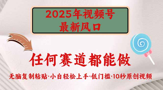 （14453期）2025年视频号新风口，低门槛只需要无脑执行_中创网